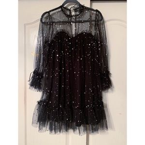 Nasty Gal Star Mesh Mini Dress